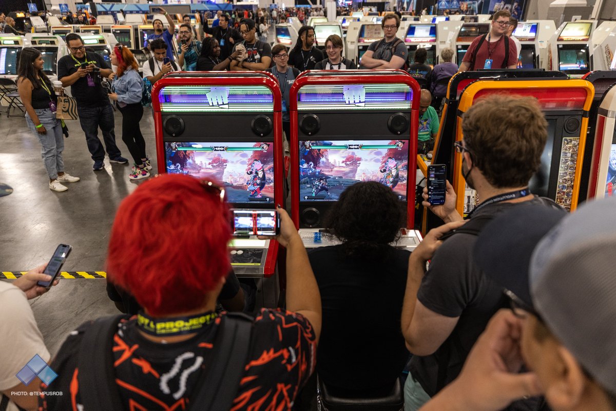 Evo's tweet image. Were you able to check out the arcade area of the #Evo2023 show floor? 

Did you catch the surprise in there?