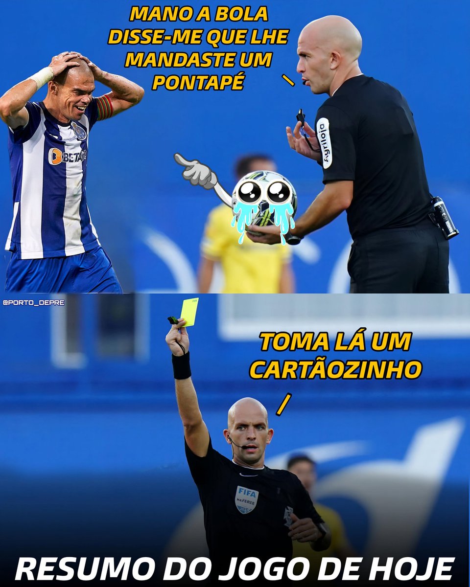 Postei e levei amarelo