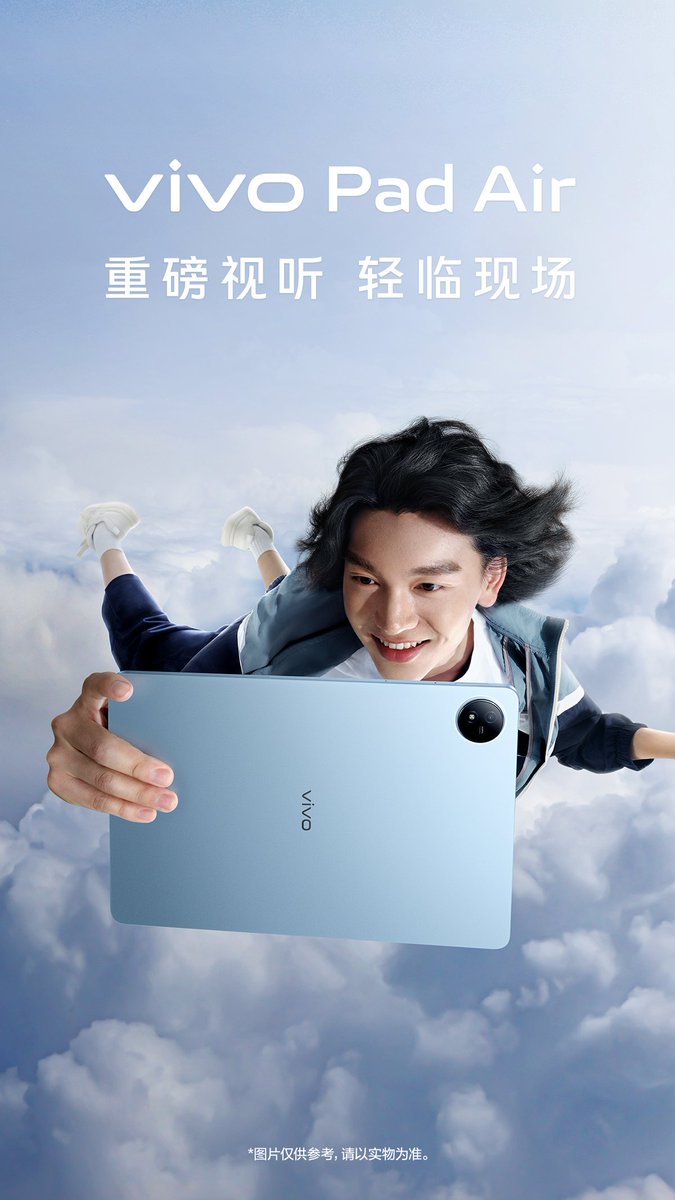 fabrizio_degni's tweet photo. #VIVO launched in #China the #VIVOPadAir, a 11.5" with #Snapdragon870, 8Gb /128Gb, 8500mAh and 44W fast charging. The tablet, powered by #Android13 and #ColorOS13, supports the #Pencil2.
Pride are so far unknown.
#gadget #stuff #itstuff https://t.co/PLb63iefpB