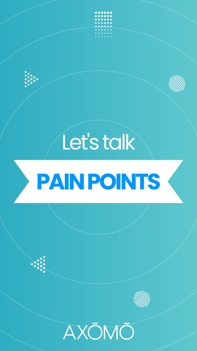 axomostores's tweet image. AXOMO's five pain points, part 1

#companypainpoints #consistency #inclusion #Sustainability #automation #recognition