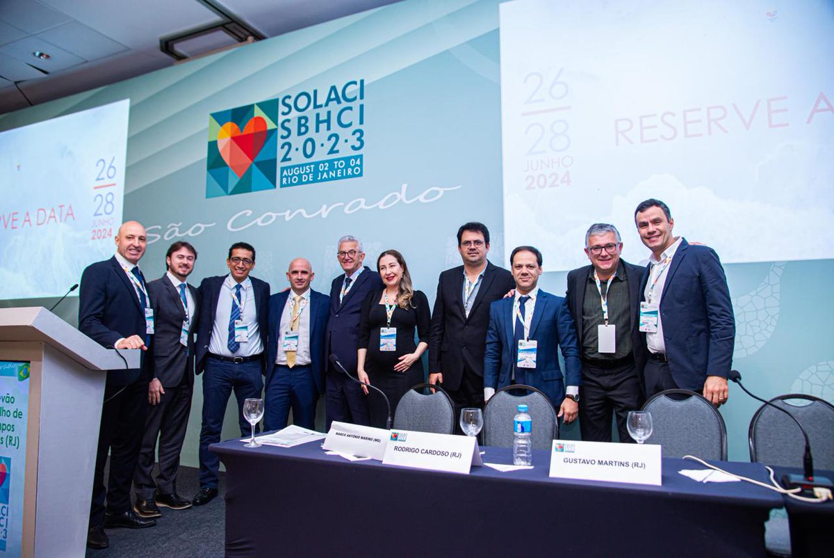 sbhci's tweet photo. Agradecemos a todos os envolvidos !A sala São Conrado da SOLACI-SBHCI2023 foi um espaço de descobertas, aprendizado e intercâmbio de ideias revolucionárias na área da Cardiologia Intervencionista.
#sbhci #cardiologia #cardiopatia #cardiologiaintervencionista #hemodinamica https://t.co/gazTpHFZNh