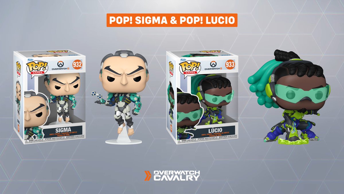 OWCavalry's tweet photo. New #Overwatch2 Funko Pops are now available to pre-order 🛍️

Choose from super-sized Winston or standard figures like Sigma, Lucio, Junker Queen, and Kiriko! Stay tuned for Sojourn and Ramattra Pops, rumored to drop later this year 👀

🛒 https://t.co/v5cJgjdz1X https://t.co/08locpPcL6