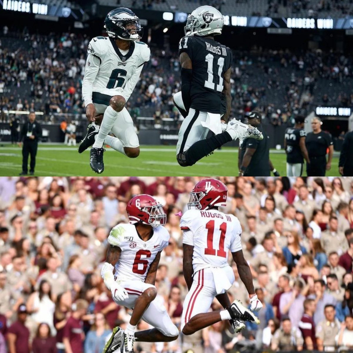 JPAFootball (@jasrifootball) on Twitter photo π¨π£πππ§π: #Eagles WR DeVonta Smith was excused from practice today so he could be in attendance for Henry Ruggsβ sentencing hearing in Las Vegas, per <a href="/Jeff_McLane/">Jeff McLane</a>
DeVonta Smith and Henry Ruggs played together in Alabama for three seasons and became very close friends. Smith π¨π£πππ§π: #Eagles WR DeVonta Smith was excused from practice today so he could be in attendance for Henry Ruggsβ sentencing hearing in Las Vegas, per <a href="/Jeff_McLane/">Jeff McLane</a>
DeVonta Smith and Henry Ruggs played together in Alabama for three seasons and became very close friends. Smith