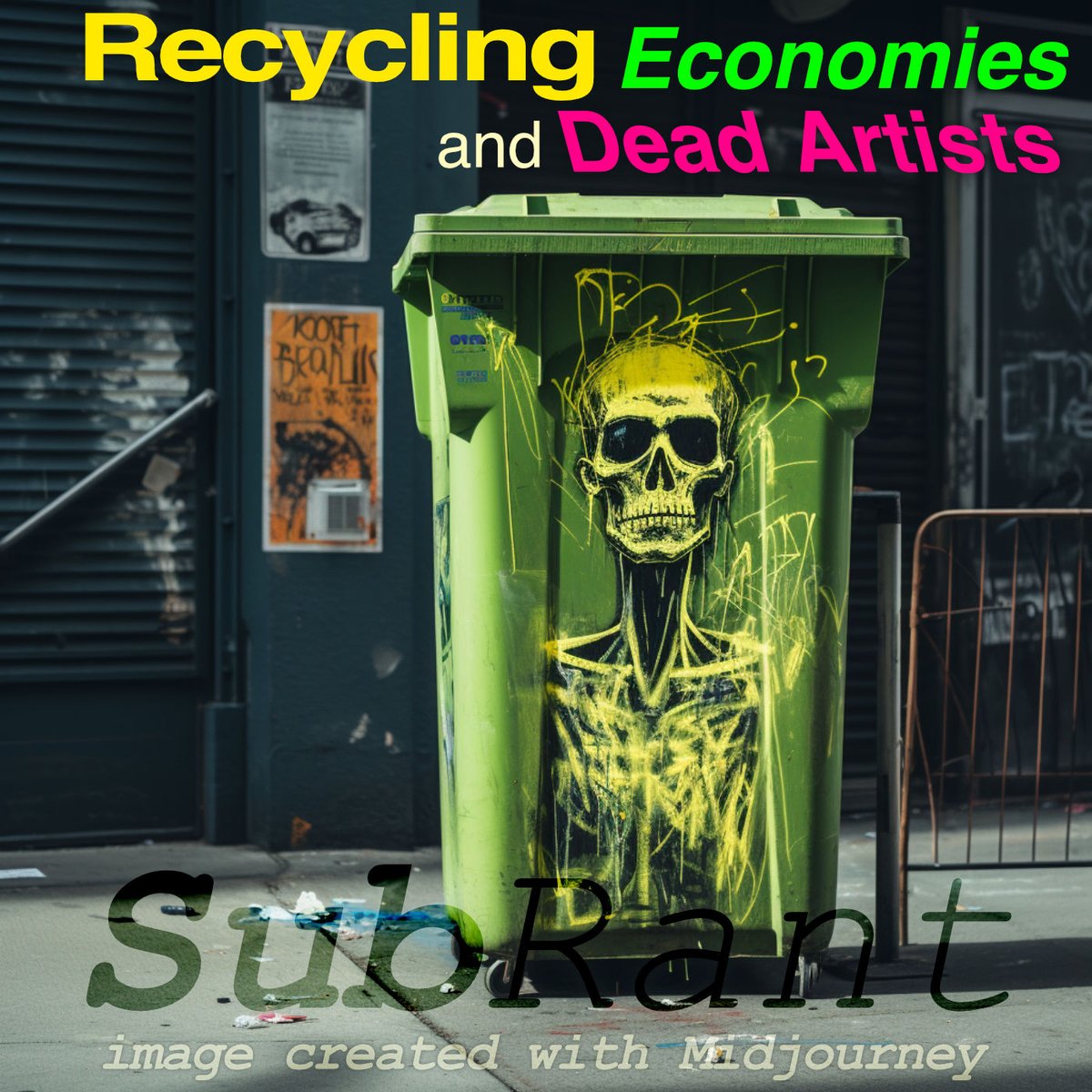 SubRantPodcast's tweet photo. Episode #81: Recycling Economies and Dead Artists

A new show for a dead artist, art vandals go to Vatican jail, and Apple reinvents Virtual Reality. Oh, and circular economies.

Listen: https://t.co/fWnQM8dTZu

#podcast #art #CircularEconomy #Basquiat #AppleVisionPro https://t.co/IkgsRIVezf