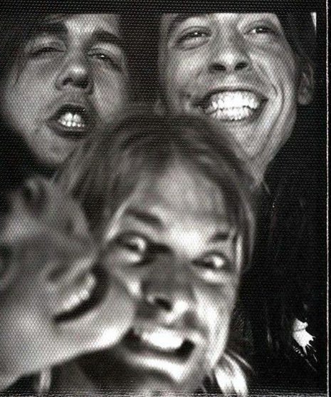 Remember when Nirvana was famously kicked out of their own record release party for Nevermind because they were drunk and pissed off that the execs kept playing the album on repeat so the started a massive food fight.  #Nirvana #RockHistory