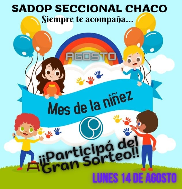 La comisión directiva del SADOP Seccional Chaco invita a  todos sus afiliados, a  participar del gran sorteo del mes de la niñez!! 
Que  esperás para inscribirte??
Ingresá al siguiente link: forms.gle/AF1iJ9dhUoENLY…
forms.gle/AF1iJ9dhUoENLY…