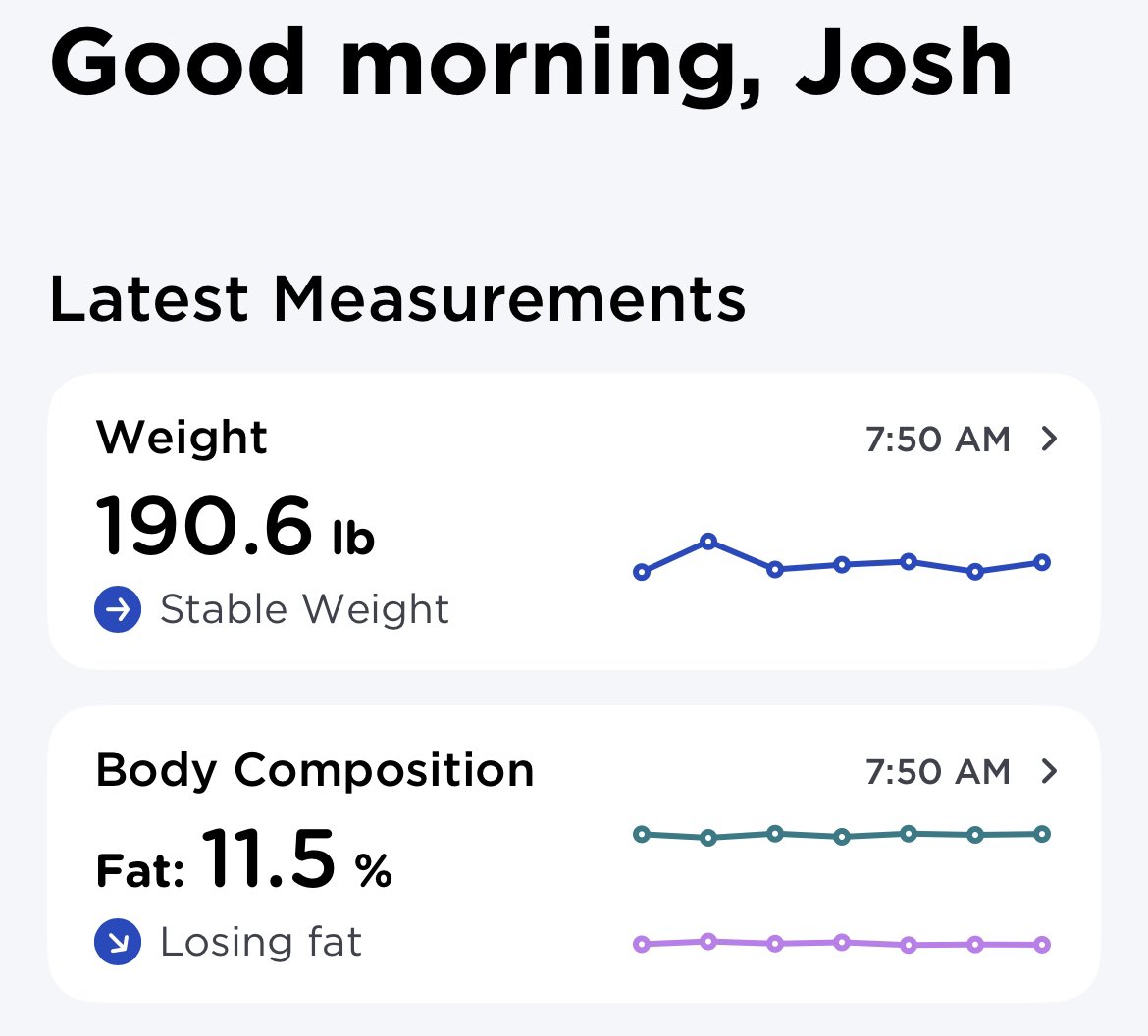 75 hard - day 8 progress!