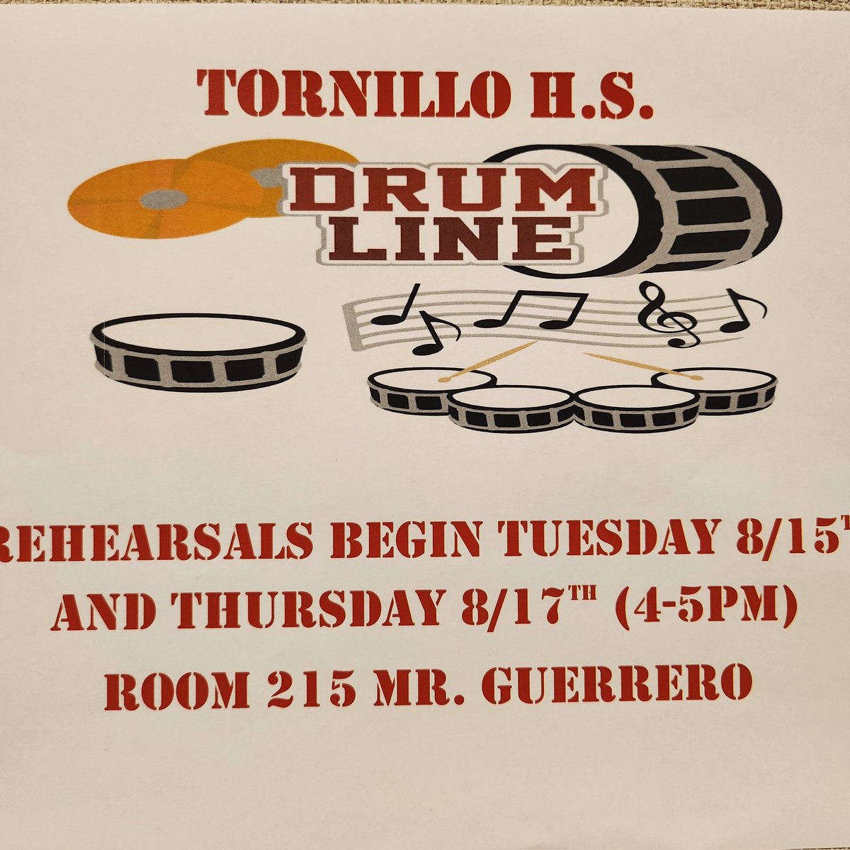 It's About To Go Down!!! Please spread the word to any Tornillo H.S. students interested! #YTISDProud #WeBeforeMe