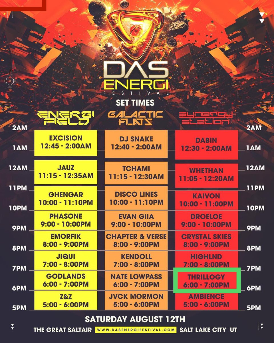 iamthrillogy's tweet photo. Saturday 😈💀

#dasenergi
#dasenergifestival https://t.co/LM8NqAbEXQ