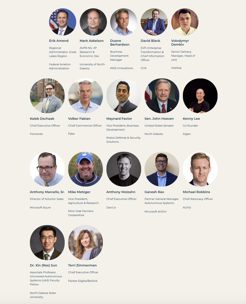 Have you seen the lineup for #AutonomousNation2023? 🚜🦾 Our esteemed speakers include industry entrepreneurs, visionary innovators, and influential policymakers who will share their vision on the future of autonomous technology. 🎟️ Tickets: eventbrite.com/e/autonomous-n…