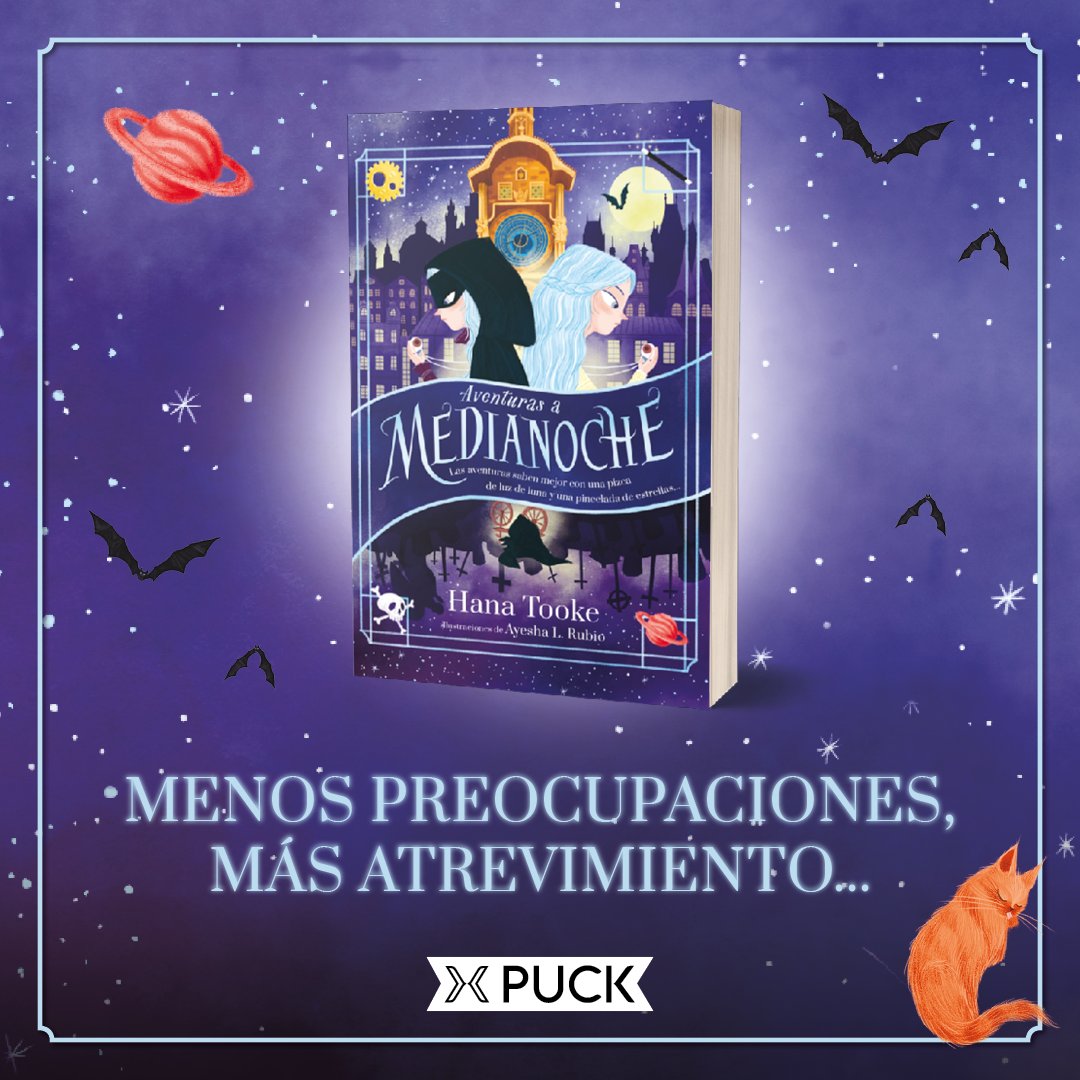 #NovedadesPuck #AventurasAMedianoche 

🎉¡Si disfrutan leyendo historias middle grade, entonces no se pueden perder esta espectacular novela de <a href="/hannekewrites/">Hana Tooke</a>, autora de "Los inadoptables"! ¿Ya le dieron una oportunidad? 😍