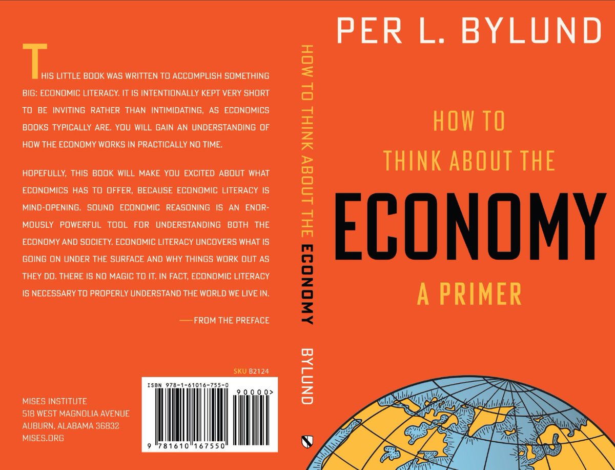 Bu küçük kitap büyük bir şeyi başarmak için yazıldı! "Sizce" ekonomiyi nasıl düşünmeliyiz? O zaman "coming soon" diyelim vesselam! <a href="/PerBylund/">Per Bylund</a> 💫 #Economy #MisesInstitute