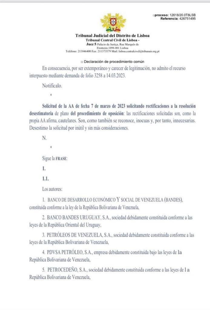 viceedutrabajo2's tweet photo. #ÚltimoMinuto 🔴 | ¡Venezuela recupera sus activos! Tras pasar tres años en una batalla legal, el Gobierno Bolivariano gana juicio para recuperar recursos que habían sido bloqueados en Novo Banco, Portugal.
#14AñosDeAmorTricolor https://t.co/Ny7WTNf4bM