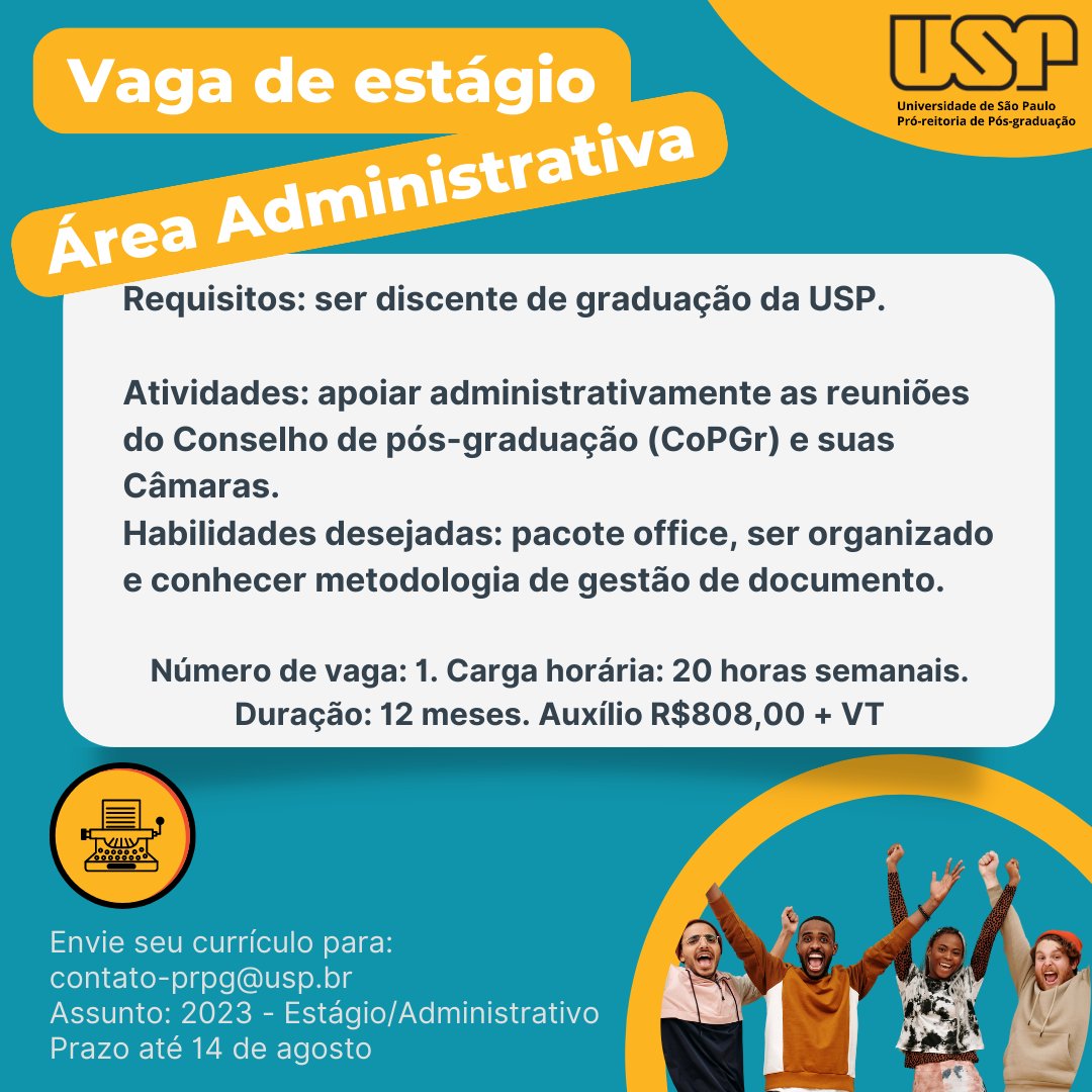 Pró-Reitoria de Pós-Graduação da USP - PRPG tweet media