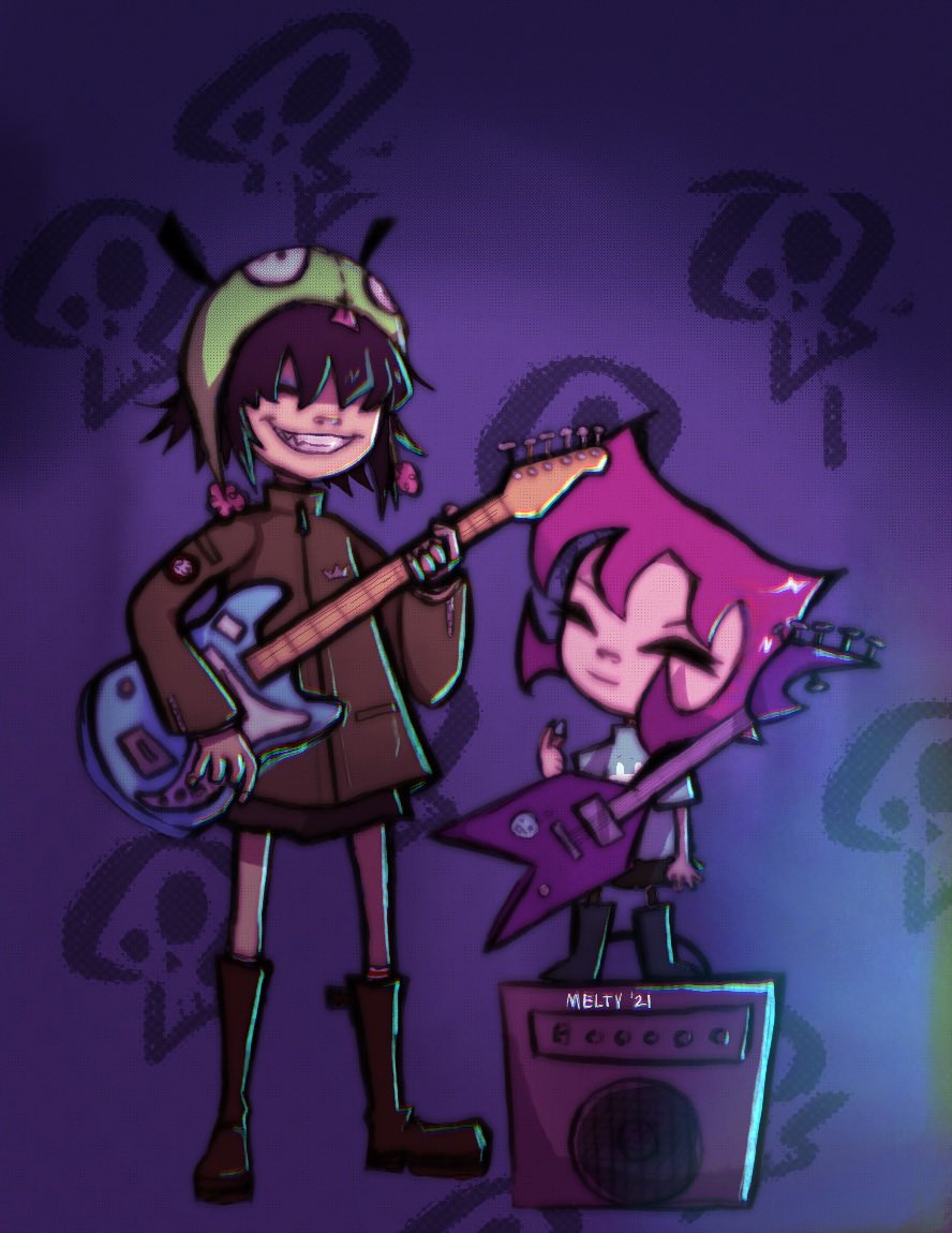 meltybat's tweet image. old #gorillaz stuff (+bonus gaz)