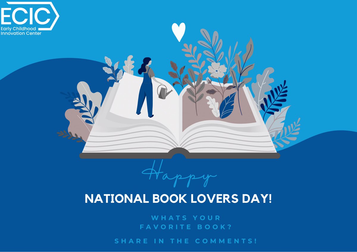 ECICDelaware's tweet photo. Happy National Book Lovers Day! 📚 

What’s your favorite book? Share below! https://t.co/QgwAZqDgkc