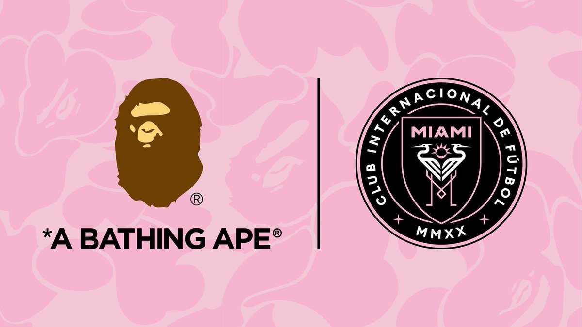 JustFreshKicks's tweet photo. BAPE x Inter Miami Collection ⚽️

📅 August 19th https://t.co/9EHpDZEXMq