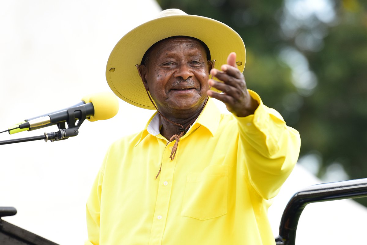 Uganda's President Yoweri Museveni calls on African leaders to stop exporting raw materials, and direct investors to process them locally instead.

Uganda has stopped the export of raw coffee to boost revenue.

It is Africa's second largest coffee producer and largest exporter.