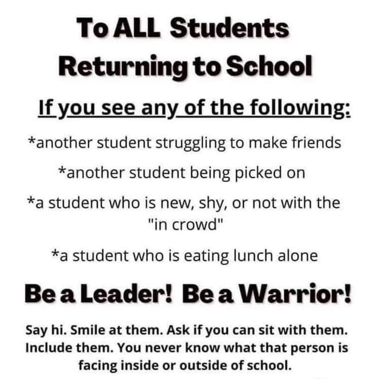 Be a leader!
