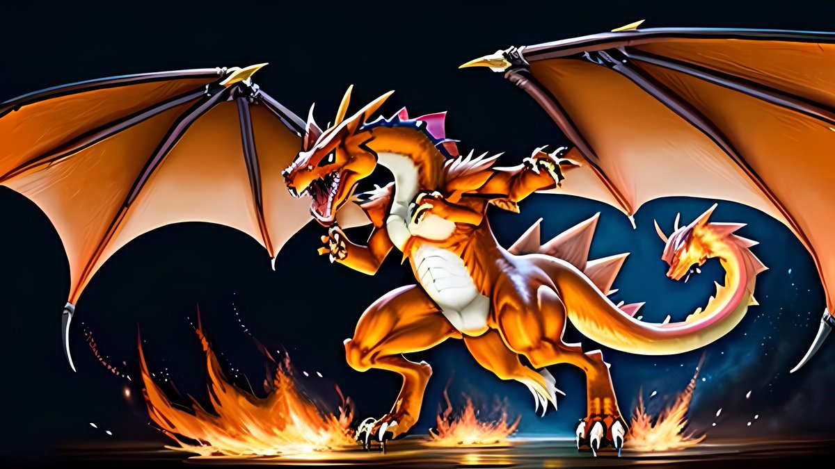 Having fun with some AI art today.. making some Pokémon.. AI is awesome..