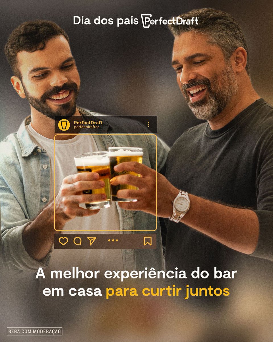 perfectdraftbr's tweet image. Ainda dá tempo de surpreender o paizão! Escolha a PerfectDraft neste Dia dos Pais e ganhe R$ 1.000,00 de cashback para comprar novos barris. Transforme a casa dele no seu bar favorito! 🍻🏚