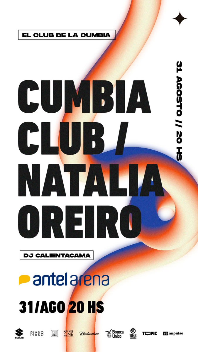cumbia_club's tweet photo. 💣 Natalia Oreiro es la primera de las sorpresas que habrá en este Club de la Cumbia

❤️‍🔥 31/AGO - 21hs - @antelarena 

🎫 Entradas en @Tickantel 

👉 La grilla tiene más invitadxs sorpresa, estén atentxs 

#cumbia #cumbiaclub #clubdelacumbia #nataliaoreiro https://t.co/ZCoWMCH06N