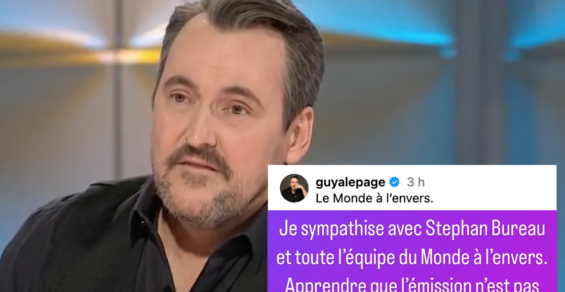 PetitPetitGamin's tweet photo. Guy A Lepage ne mâche pas ses mots concernant la fin de l'émission Le monde à l'envers

https://t.co/OaWZkVuT3P https://t.co/TffYp7Mnef