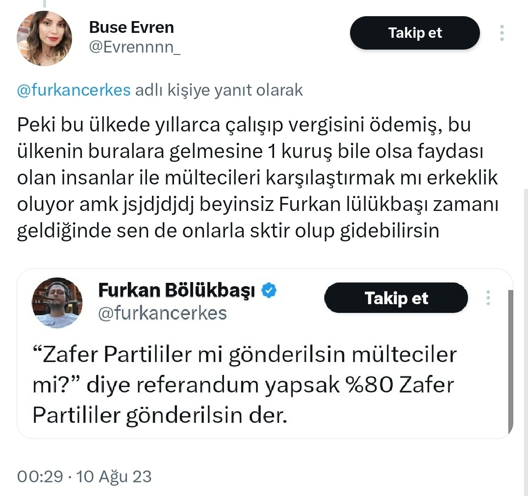 Senden alacağım tazminatı mülteci çocukların eğitimi için bağışlayacağım.