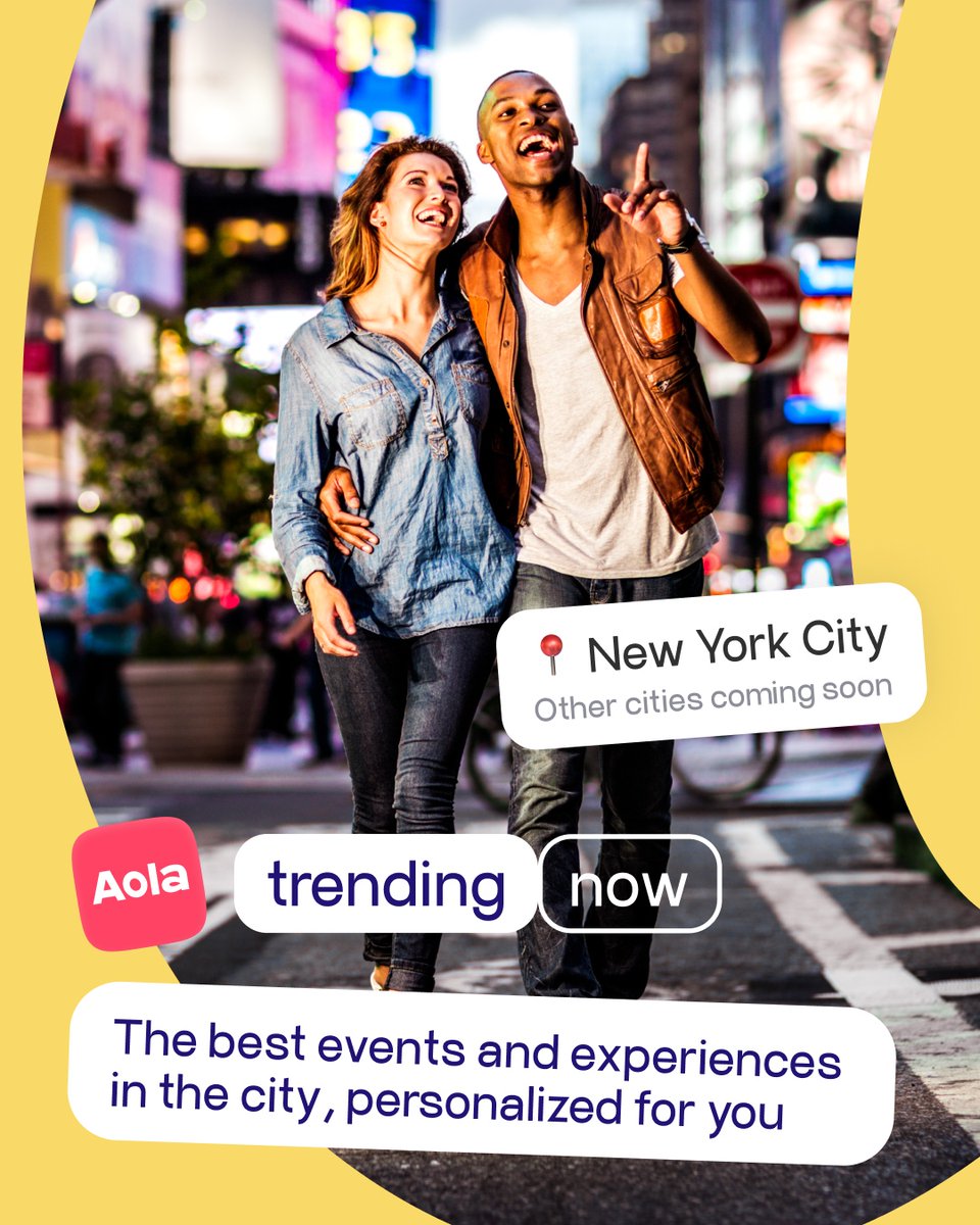 Aola_app's tweet photo. Discover your next fav experience with Aola 🤩 Get tailored event recommendations and never miss out on the best experiences 🎉 #aiassistant #eventdiscovery #tailoredexperiences 🤖

iOS
https://t.co/wBHTEKgsxP

Android
https://t.co/ce1LHs8IBY https://t.co/XUqcSrgPt7