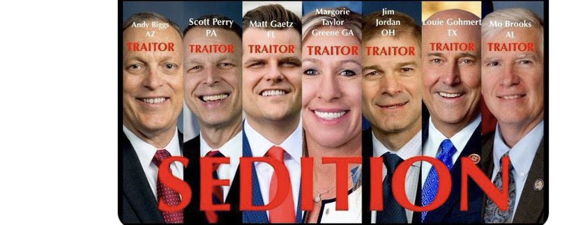 It wasn’t Antifa and it wasn’t BLM that asked for pardons after 1/6, it was these seditious traitors. Guilty as f**k