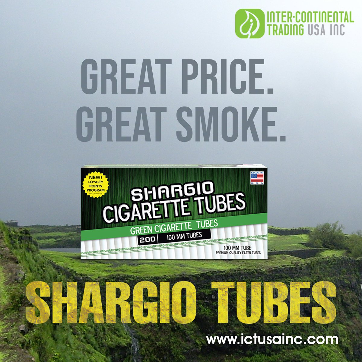 ShargiotubesU's tweet photo. Great price. Great smoke. Shargio Tubes.
.
.
.
.
@trading_inter
.
.
.
#shargio #shargiotubes #cigarette #CigaretteTubes #ictusa #wednesdayvibes #CigaretteTubes #shargio #unitedstates #tobaccoshop #smokingtubes #smokers #tobaccopipe https://t.co/BgH2HuKkHf
