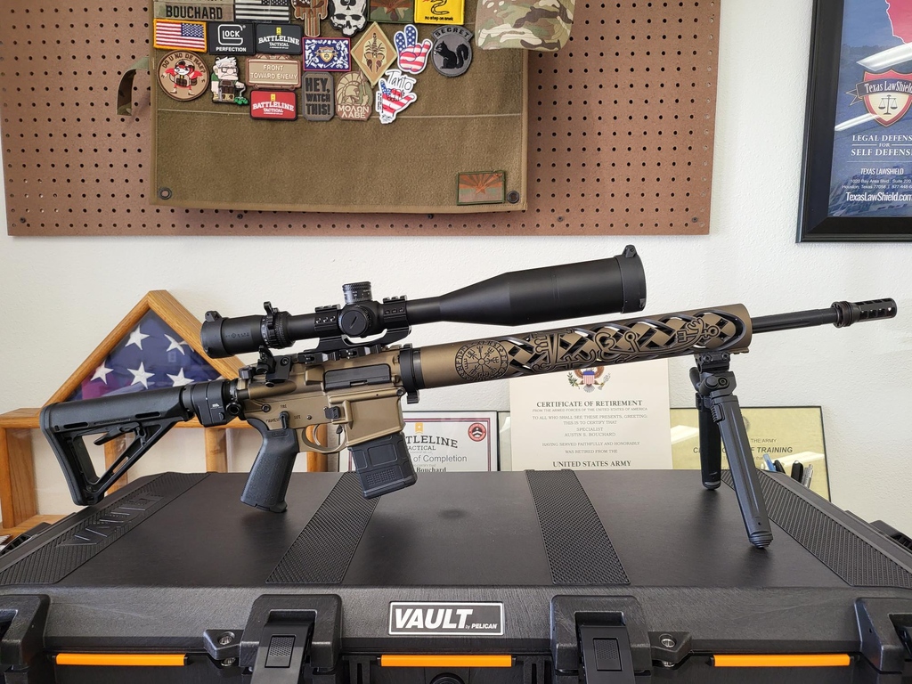 ARS_unique's tweet image. There's nothing like the feeling of creating your own custom gun. Check out this awesome AR-15 build - what would you do differently? 

#FirearmCustomization #CustomAR15 #MAKEITYOUROWN
