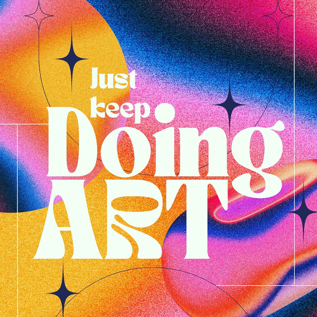 mrmadisonart's tweet photo. Stay weird. Stay rad. And just keep doing ART. https://t.co/rkhmjez2oS