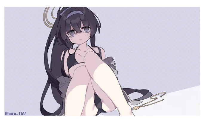 「暑い…外に出たくない…」 #ブルアカトーク