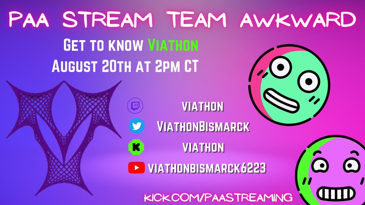 Mavadosey's tweet photo. Bringing back Stream Team Awkward!! Have already booked the next 3 Sundays!! Who else wants in? #PAA4Life https://t.co/Up5m267lz5