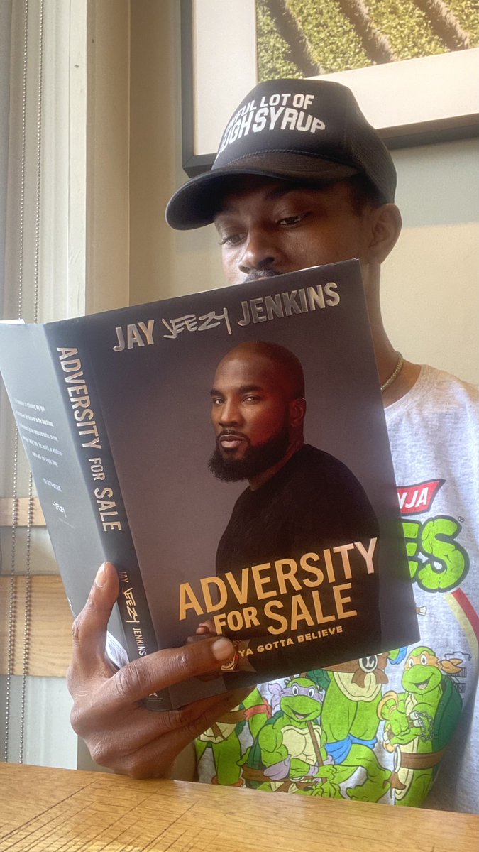 Baggzforever's tweet photo. Reading #ADVERSITYFORSALE by Jay @jeezy Jenkins
A @nytimes BEST-Seller!
Go Grab A Copy & Start Reading NOW!
LETS GO!
#JEEZY #JayJeezyJenkins #Author #Book #Inspiration #THUGMOTIVATION #ReadersAreLeaders #EducateYourself #KnowledgeIsPower #HarperCollinsLeadershipPartner @HarperCollins