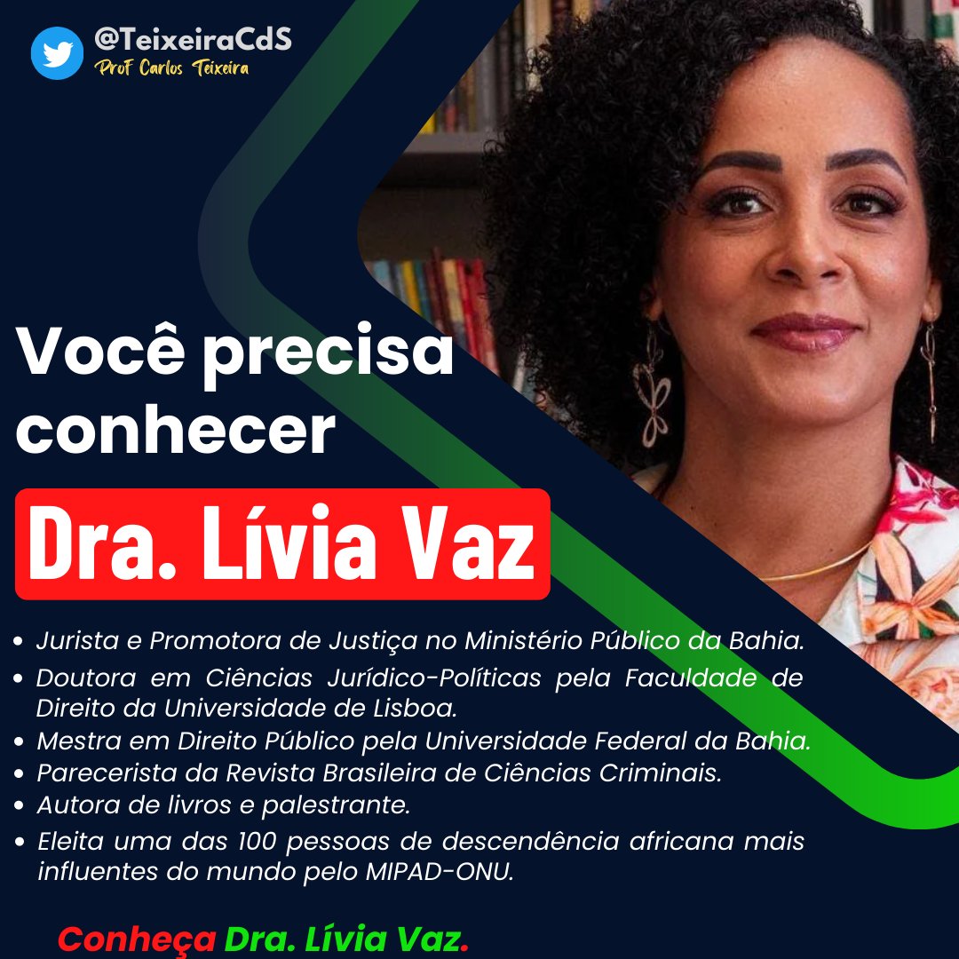 Precisamos de Jurista Negra no STF #LiviaVazNoSTF
<a href="/LulaOficial/">Lula</a> 
<a href="/JuristasNegras/">Juristas Negras</a>
<a href="/Eberrondo/">Emilio Alberto Iglesias Berrondo</a>
<a href="/KARMIN__PT13/">KARMIN</a>
<a href="/V13lula/">Karen Lúcia♀️🚩🌵</a>
<a href="/teixeiracds/">Prof. Carlos</a>
<a href="/drhelio12/">Dr Hélio Santos</a>
<a href="/parasamuel/">Samuel Felix🚩</a>
@KathyaPin
<a href="/NeudeOliveira4/">Neu de Oliveira</a>
@Matheus_Lima_PT
@carlabento42