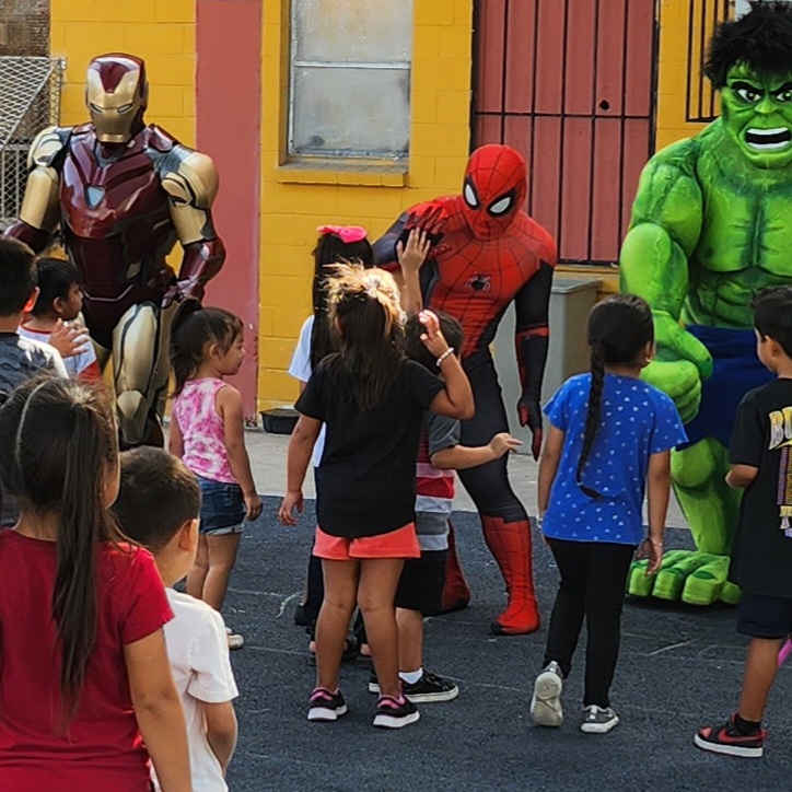 Our kids have been having a fun summer at the Madonna Center! We had a few special friends show up, and they absolutely loved it!