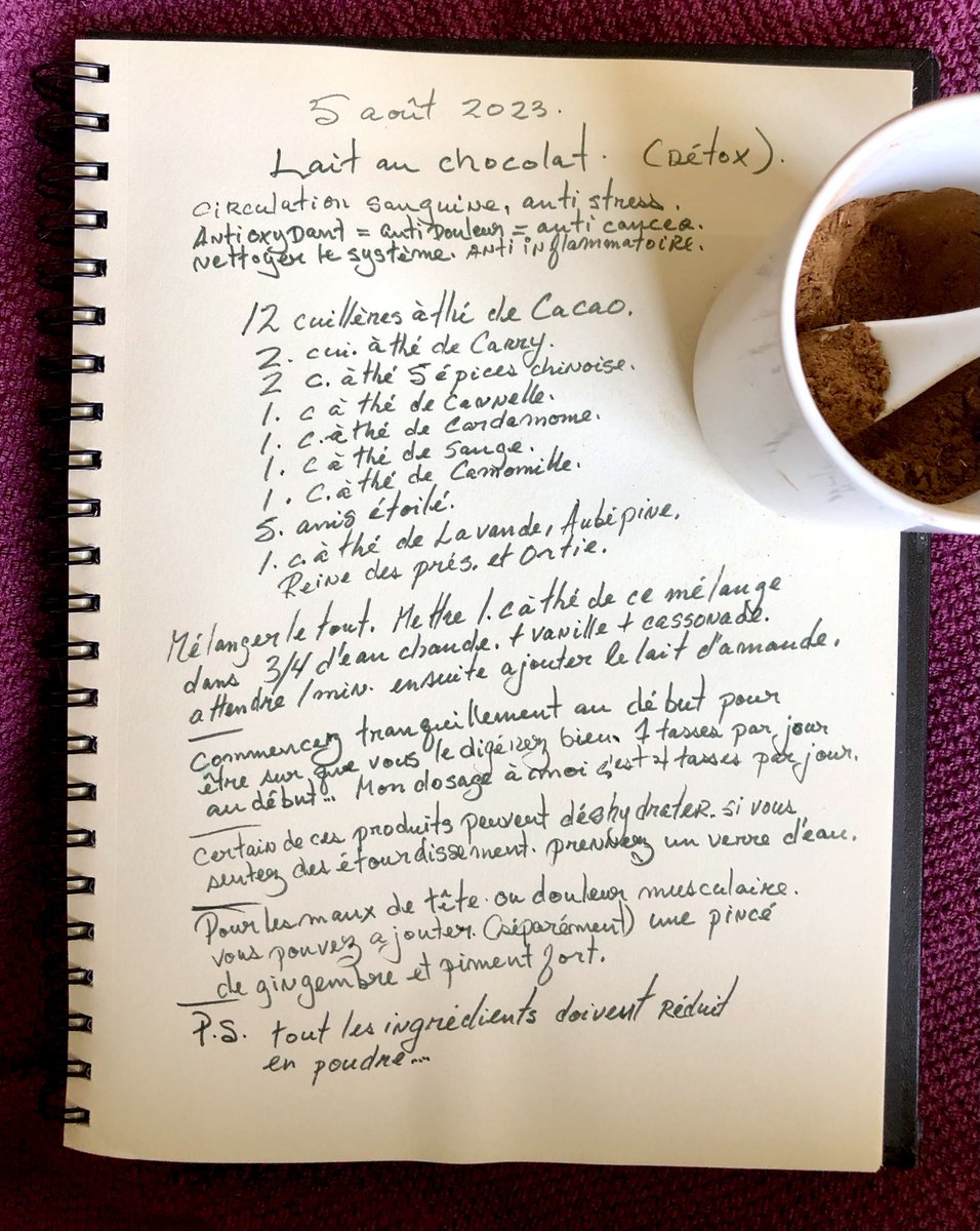 pres_reine's tweet photo. @RadioCanadaInfo Je m’en doutais!! Et j’ai plusieurs recettes maintenant!! #CovidEris #COVID19 #cacao #laitdor #sirop https://t.co/pAVOHkM8N2