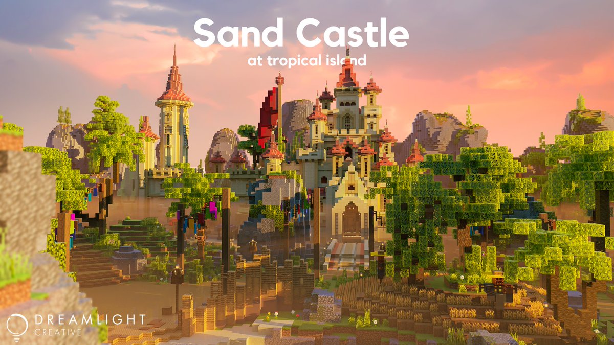 Magnificent castle made of sand! 🏝

Do you want to catch the perfect wave at Tropical Island by Dreamlight Creative? 👀

Planet Minecraft: planetminecraft.com/project/magnif…

Do you want us to make your dream become reality? Be sure to join our discord server discord.io/dlight