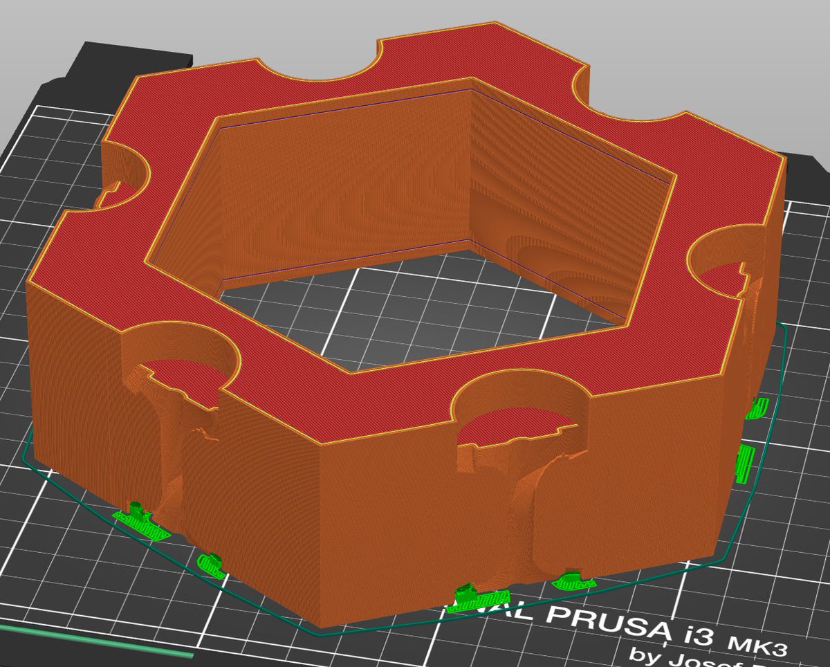 11hr print just for one module. Wish me luck.

#3Dprinting