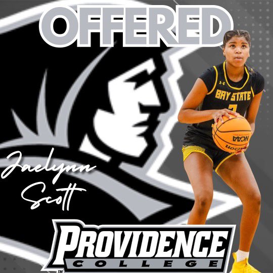 Congratulations to Bay State Jag 🐆 @JaelynnScott8 on receiving an offer from @ProvidenceWBB ‼️