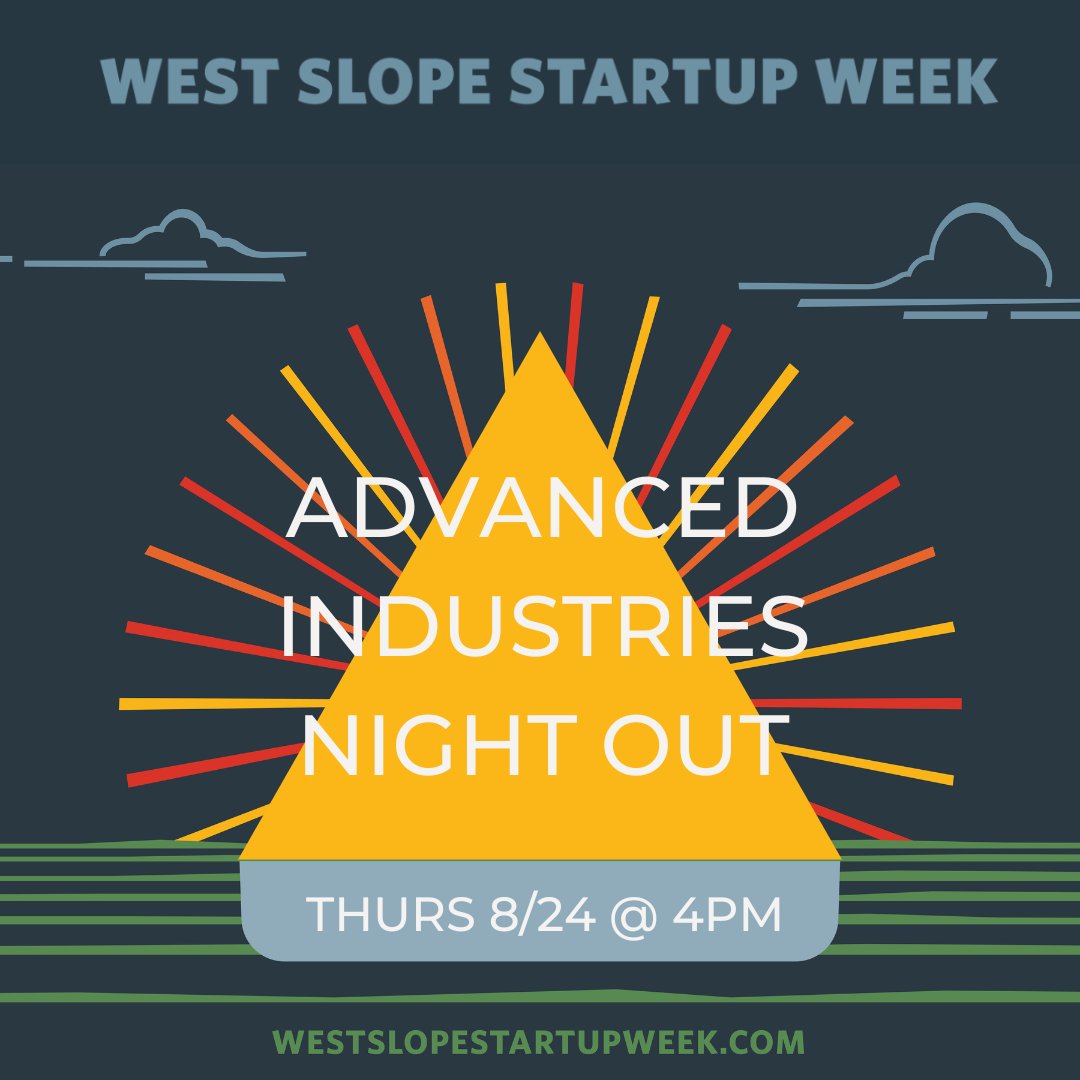 WestSlopeCOTech's tweet photo. We officially have a tech-ish happy hour at West Slope Startup Week complete with free drinks and food trucks. If you're coming to the festivities you should include this on your Thursday adventures. 

https://t.co/GRsOQWuDbk https://t.co/esBzJjGSfZ
