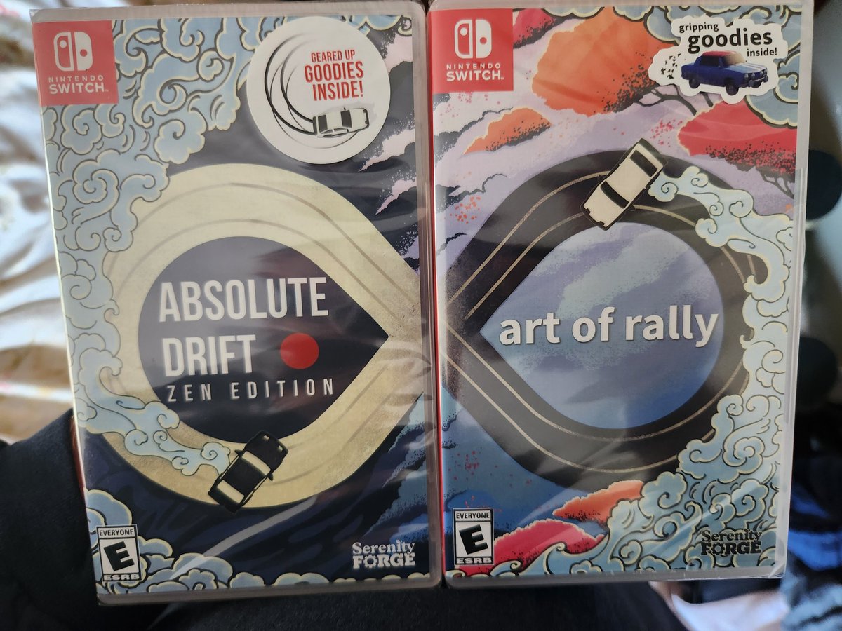ProfXGaming1's tweet photo. #NintendoSwitch
#Nintendo
#NumberedCopies
#AbsoluteDrift
#ArtOfRally
157) Absolute Drift
158) Art Of Rally https://t.co/lflKc9YUUk