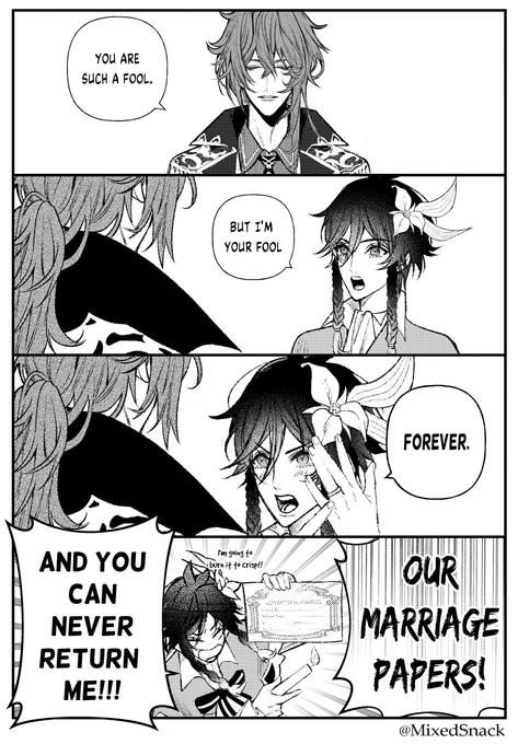 A fool! #DiluVen #genshinimpactfanart
