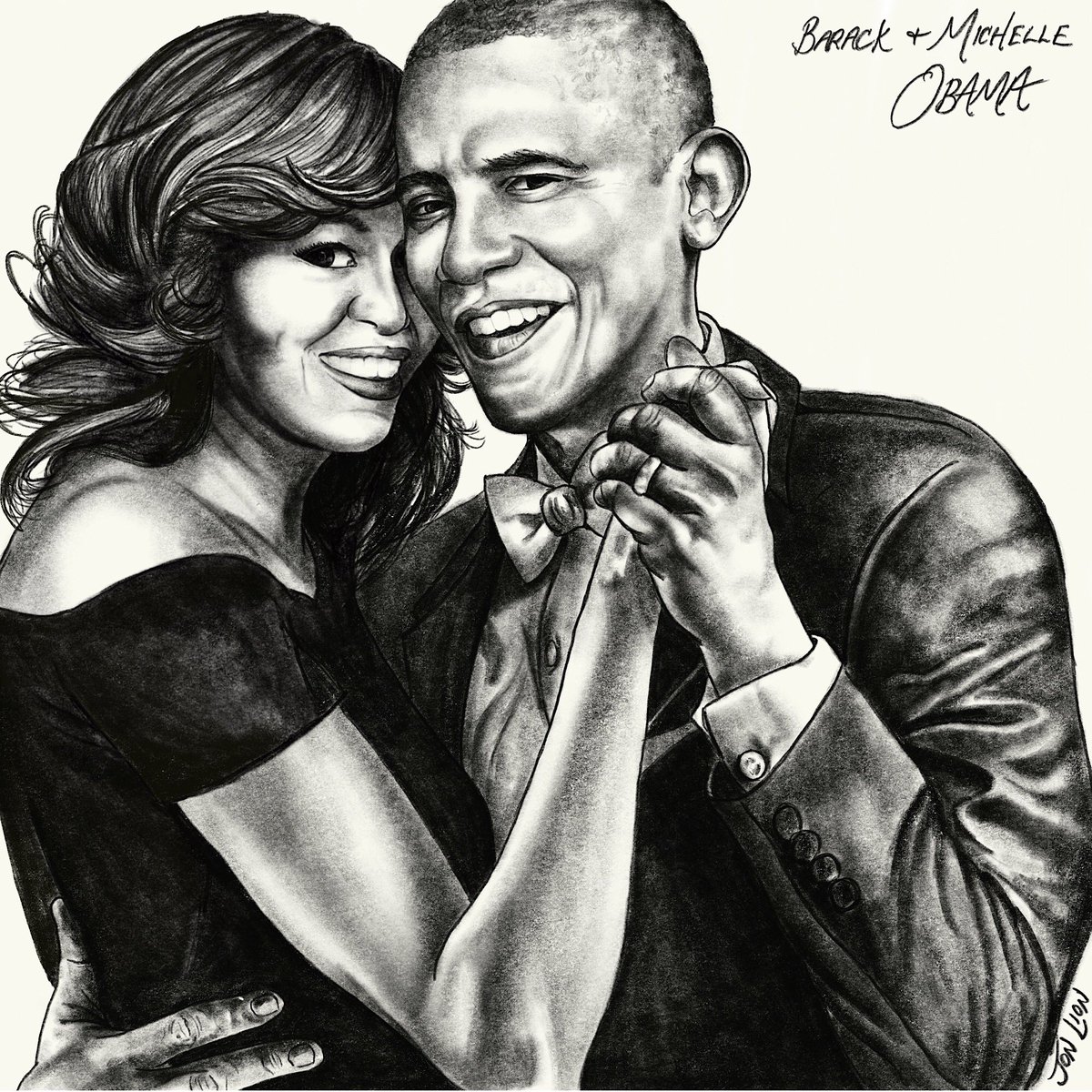 How about my Barack and Michelle charcoal drawing gets 10,000 ❤️LIKES so I get millions of impressions and king elon has to pay me ad revenue 

Deal? Will you Like and RETWEET it?