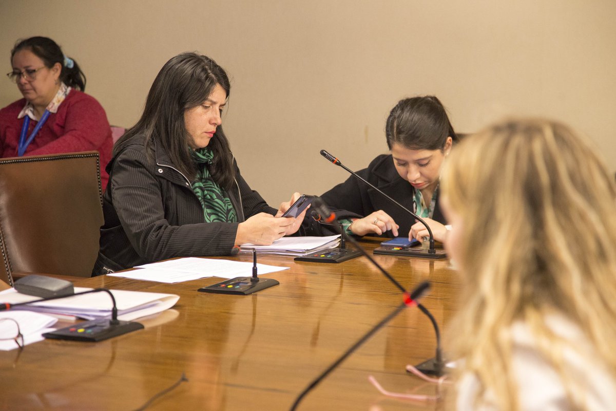 📸Comisión de Mujeres y Equidad de Género, donde asiste la dip. Marta González, discute proyecto de ley q promueve la inclusión laboral de trabajadoras q pertenezcan a los sectores minero, de investigación y desarrollo, financiero, de la energía, del transporte y la construcción