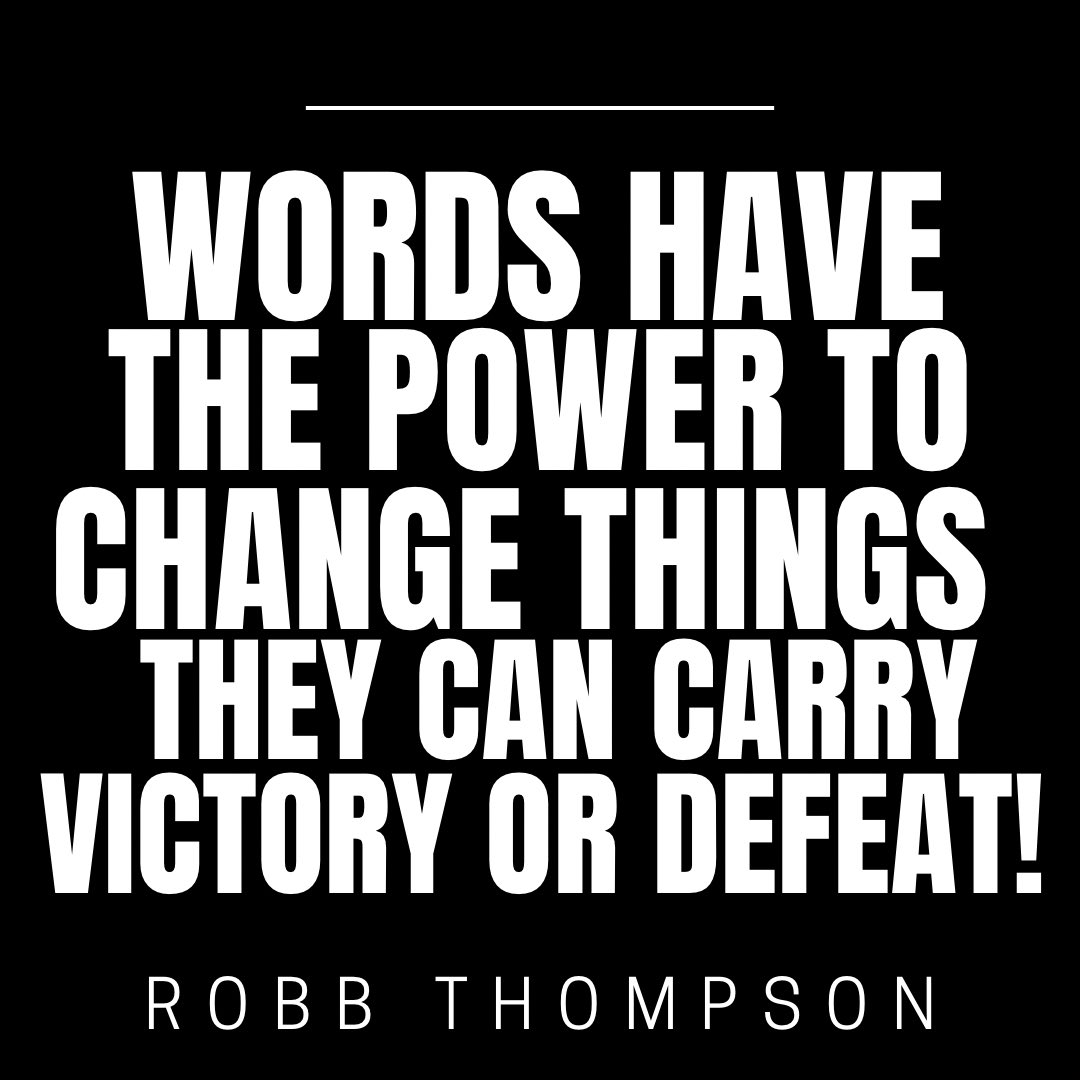 RobbThompson's tweet photo. It’s so true, words have the power to change the circumstances and situation’s in your life. They can even cause your dreams to materialize before your eyes. Words are messengers…they either carry victory or defeat!
#wordsmatter #powerofwords #positivespeaking #beingpositive https://t.co/cZfuAyNOKh