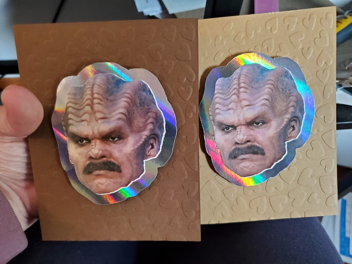 NicDaStick's tweet photo. #TheOrville fans.. Which of these #bortus cards do you think looks better the light or the dark?
@InzpirationTv @TheOrville247 @Vaeltaja5 https://t.co/Yufh8g4lmv