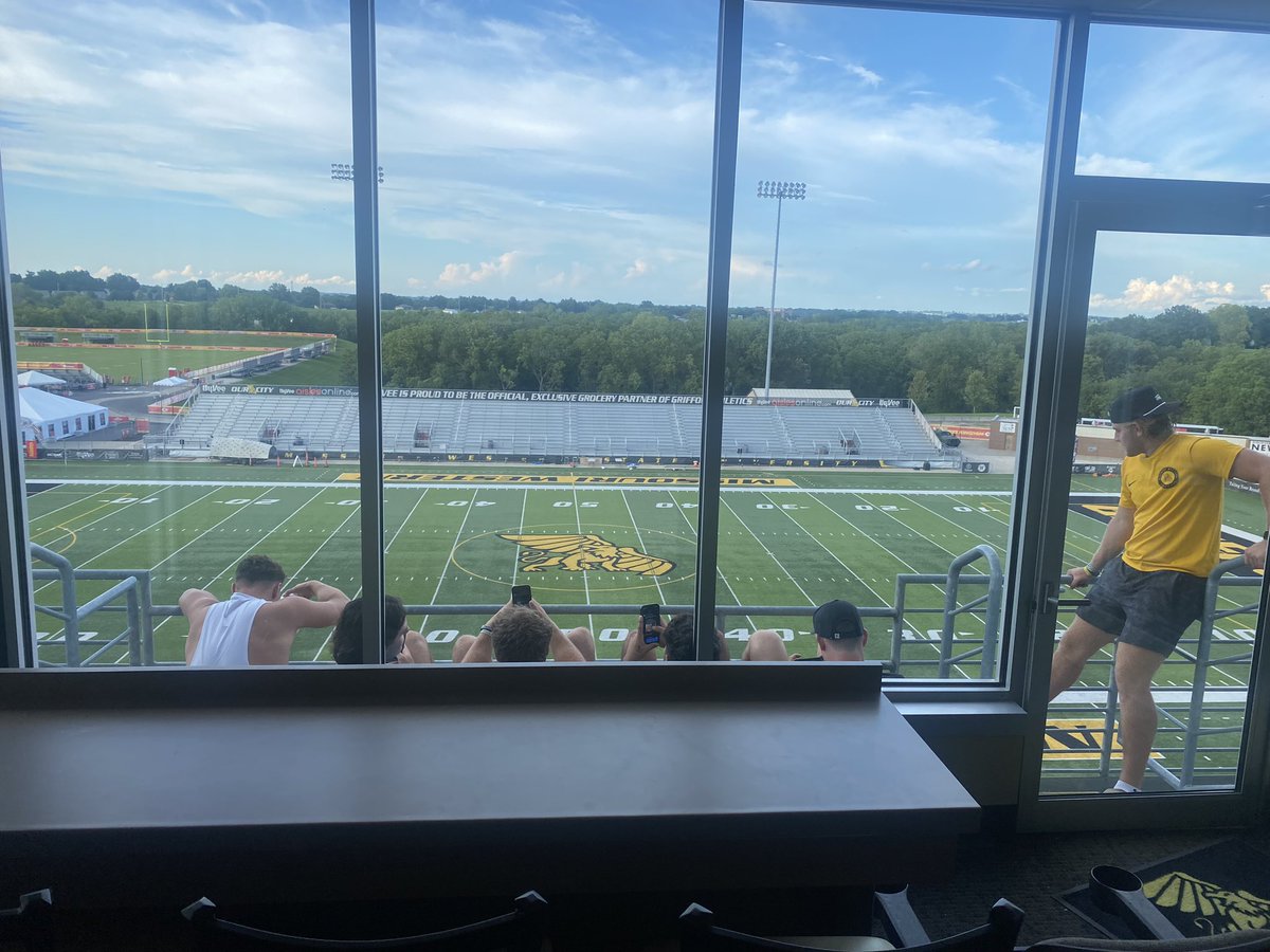 <a href="/MWSU_Football/">Missouri Western Football</a> nice relaxing view after practice and dinner!!  A great day to be a GRIFF!!!